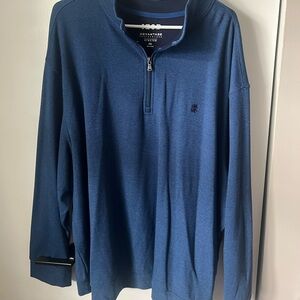 Izod Advantage Navy Quarter-Zip Pullover